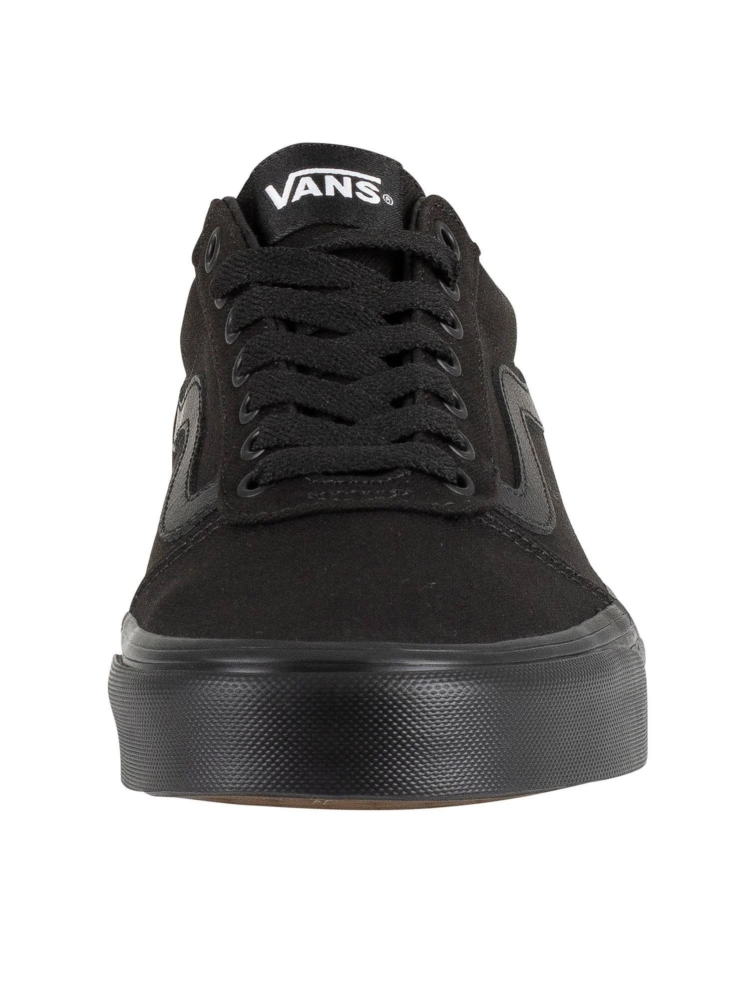 Vans Men&s Ward Canvas Trainers, Black