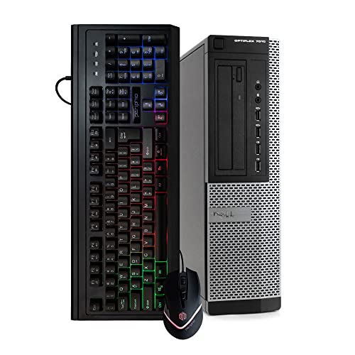 Dell Optiplex 7010 Small Desktop Computer (SFF) | Quad Core Intel i5 (3.2GHz) | 16GB DDR3 RAM | 2TB HDD Hard Disk Drive | Windows 10 Pro | 24in