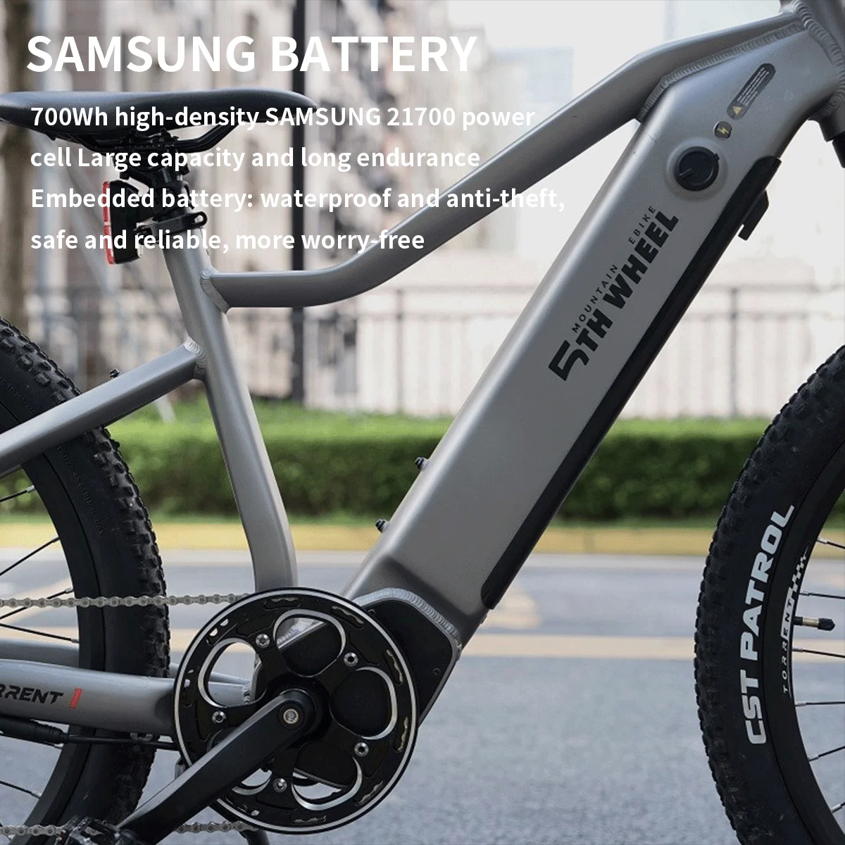 5TH WHEEL Torrent 1 27.5" Electric Bike for Adults