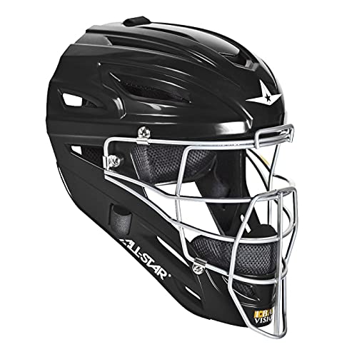All-Star Catcher’s Gear Kit – Includes Helmet, Chest Protector & Leg Guards – Lightweight, Durable Baseball Protective Set, Meets NOCSAE