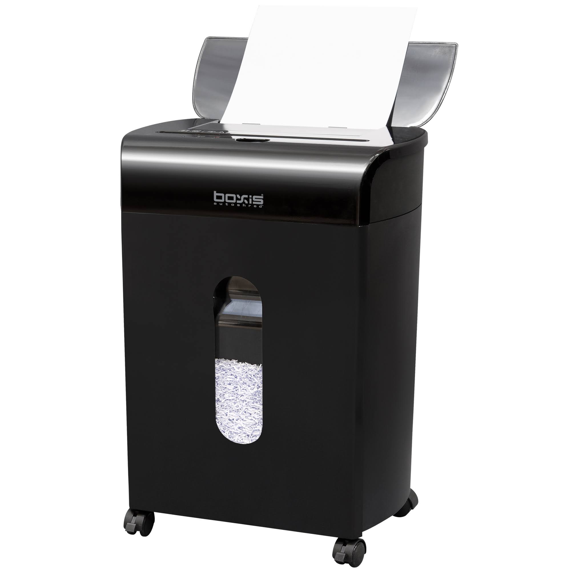 Boxis AF120T AutoShred 120 Sheet Autofeed Microcut Shredder Black - Megean