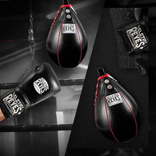 CLETO REYES Platform Leather Punching Speed Bag for Boxing, MMA, Muay Thai, Training Equipment