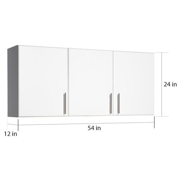 Prepac Elite Wall Cabinet, Black, 54x22