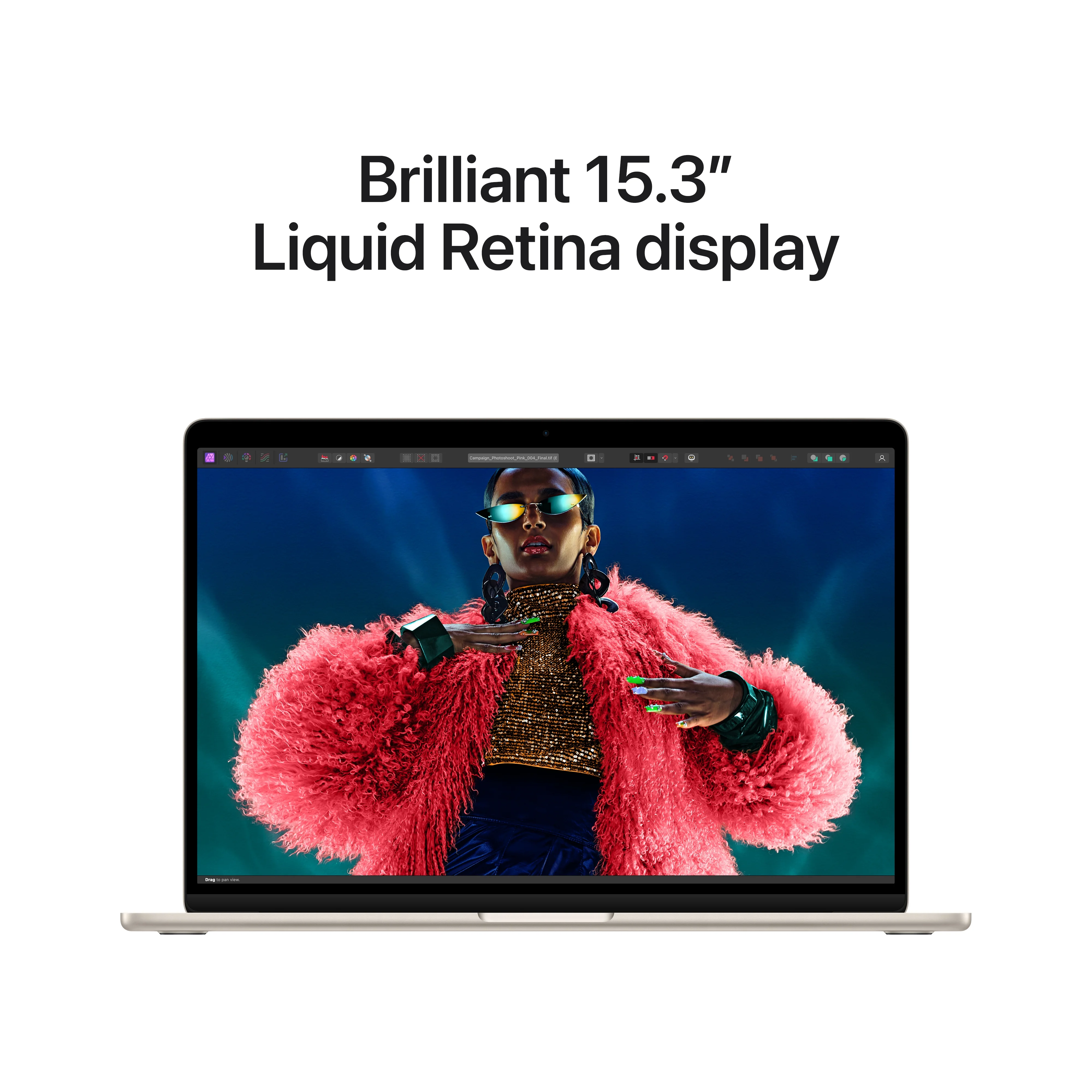 Apple MacBook Air 15-in M3 8C CPU - 10C GPU, 8GB 512GB, Starlight - MRYT3LL/A (Spring 2024) + AppleCare Bundle