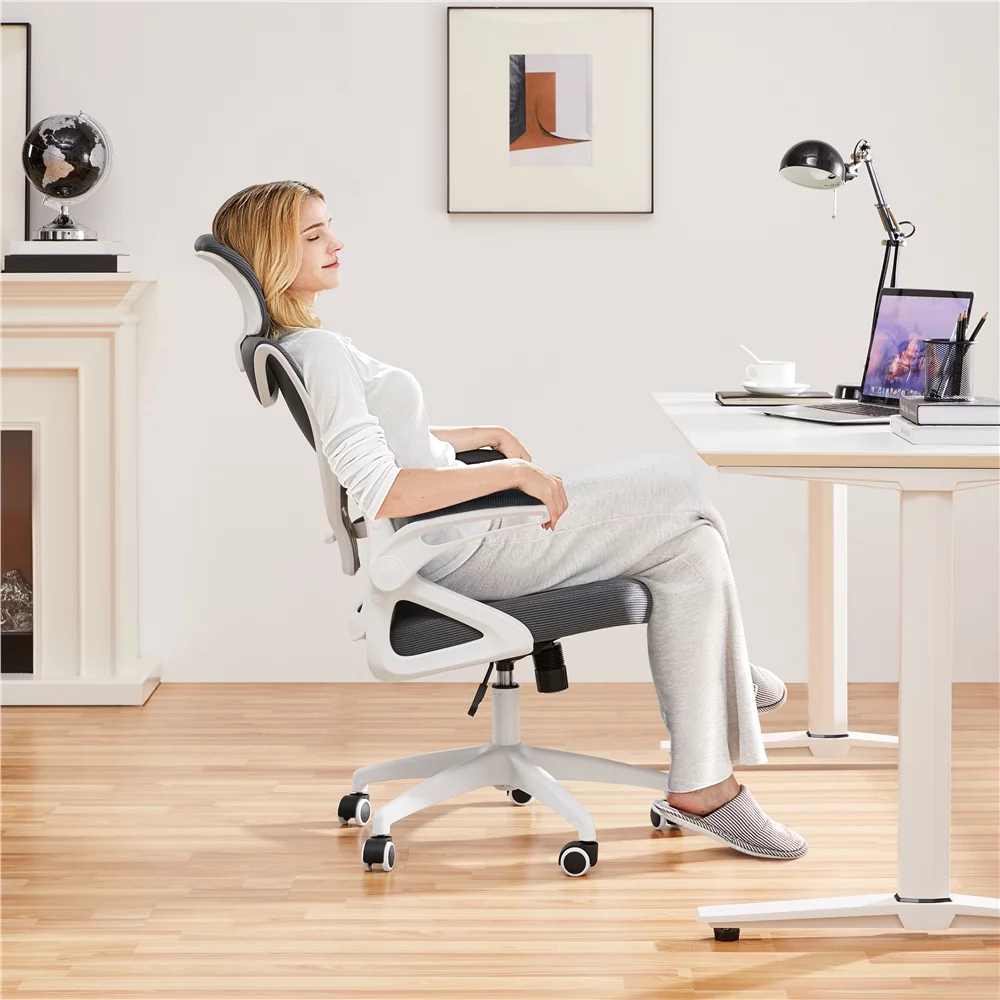 Alden Design Ergonomic Mesh Office Chair with High Back, Black