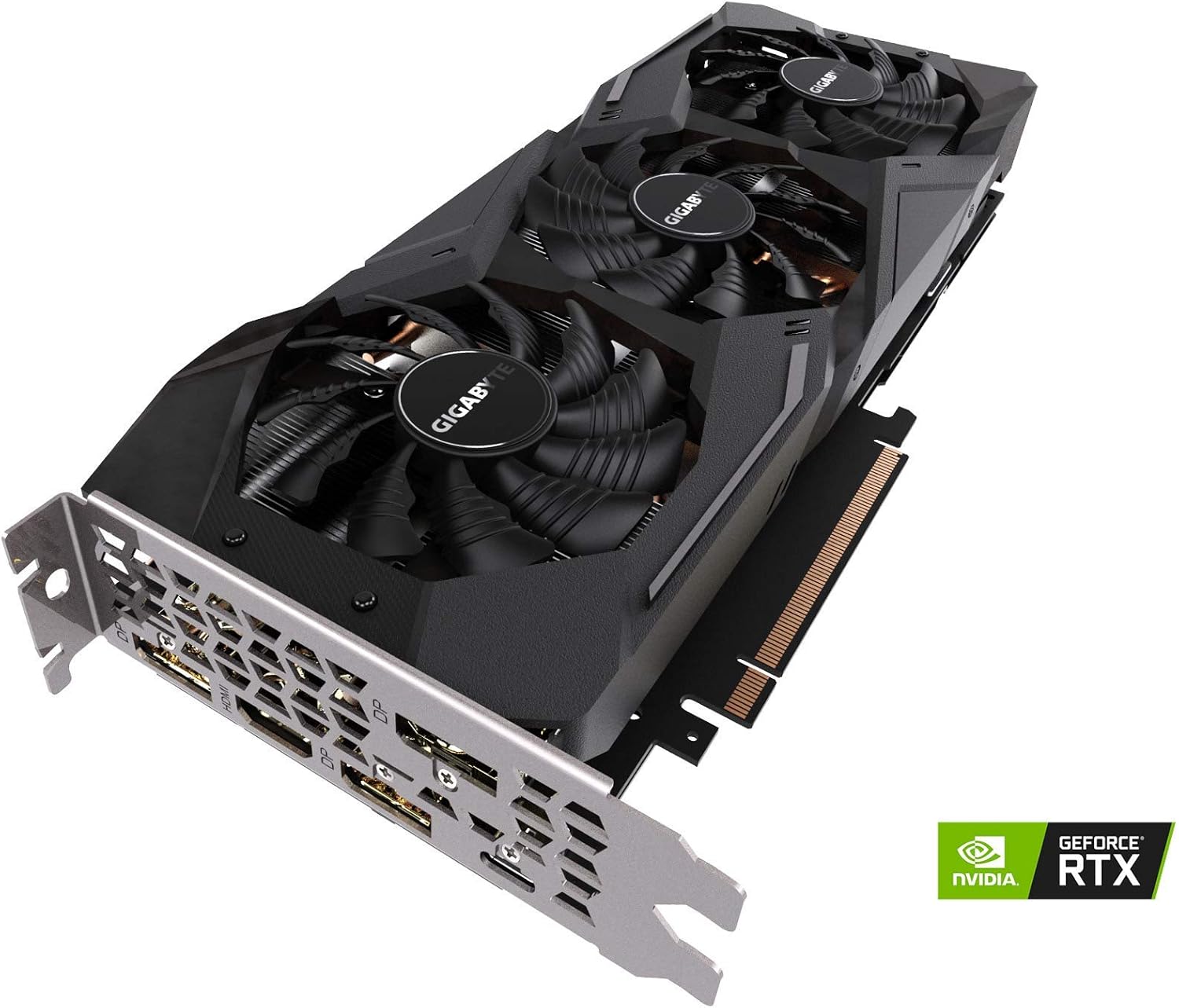 Gigabyte GeForce RTX 2080 Windforce 8G Graphics Card, 3X Windforce Fans, 8GB 256-Bit GDDR6, GV-N2080WF3-8GC Video Card (Renewed)