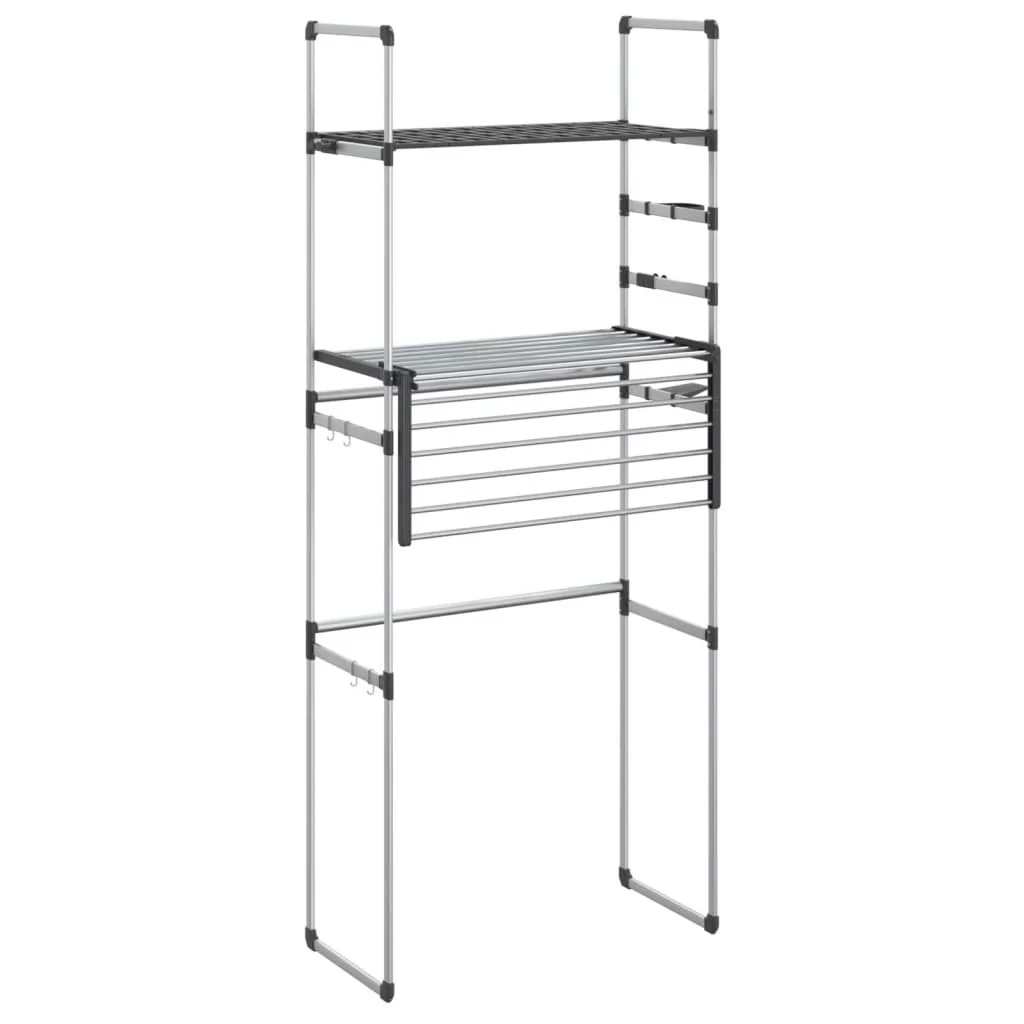 Anself Washing Machine Shelf 30.3"x20.5"x75.6" Aluminum