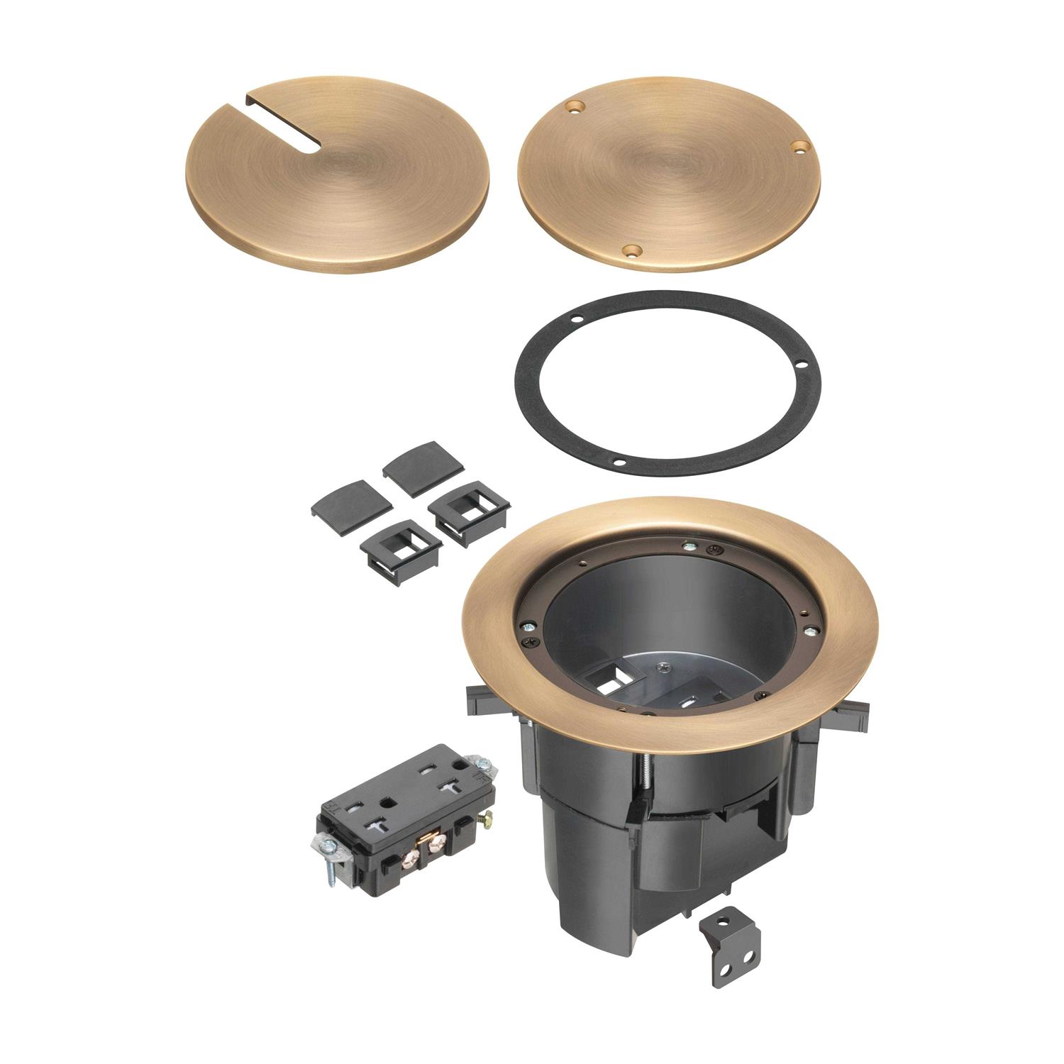 Arlington FLBR5420AB Floor Box Kith W/ Recessed Wiring Device - Shop Hardware Tools Online Store