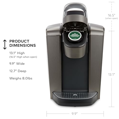 Keurig K-Elite Single Serve K-Cup Pod Coffee Maker, with Strength and Temperature Control, Iced Coffee Capability, 8 to 12oz Brew Size, Programmable