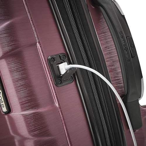 Samsonite Centric 2 Hardside Expandable Luggage with Spinner Wheels, Black, Carry-On 20-Inch