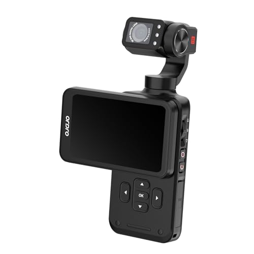 ORDRO M5 5K Handheld Video Camera Vlogging Camcorder 3.5-inch Rotating Touch Screen 3-Axis Stabilization IR Night Vision WDR Face Follow 120 &deg