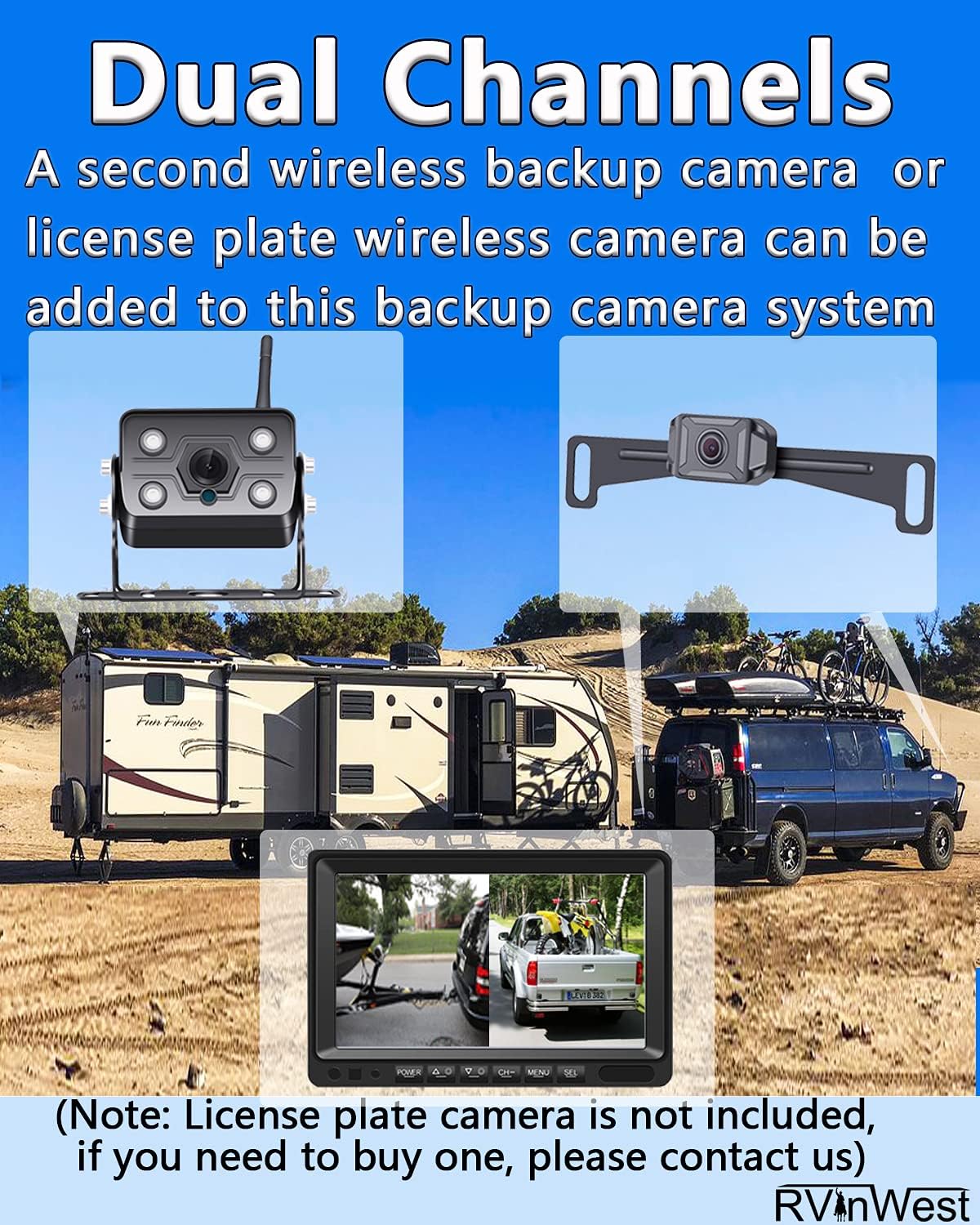 HD RV Wireless Backup Camera