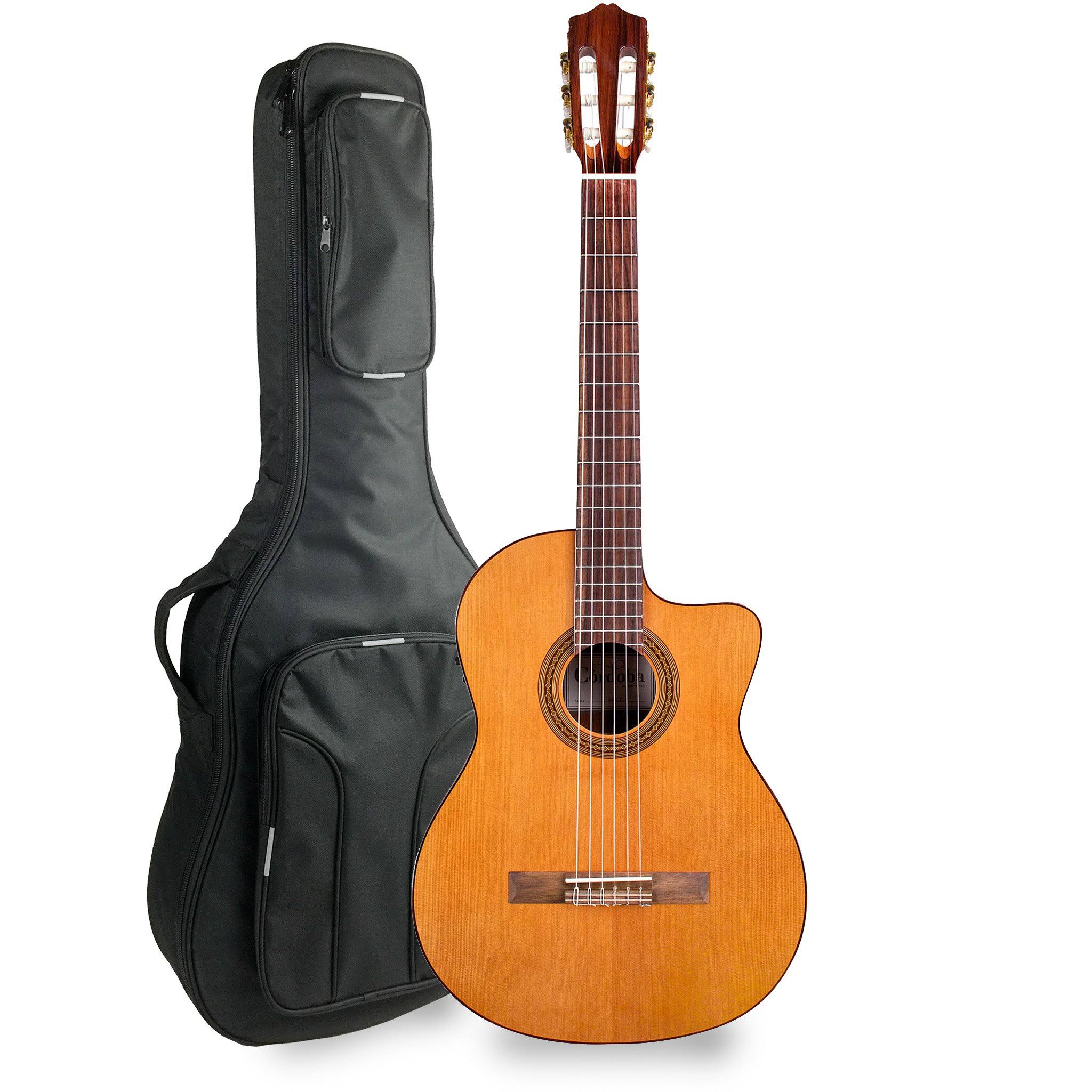 Cordoba Iberia C5CET Thinbody Classical Acoustic Electric Guitar, Cutaway, Natural