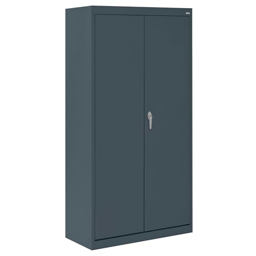 Sandusky Lee Value Line Metal Storage Cabinet, Charcoal