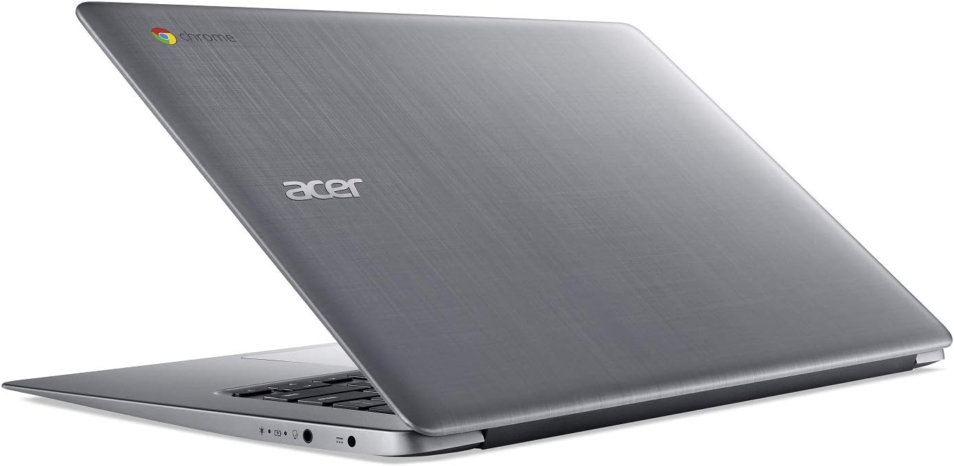 Acer Chromebook 14, Celeron N3160, 14" Full HD, 4GB LPDDR3, 16GB eMMC, CB3-431-C9W7 Bundle, Silver