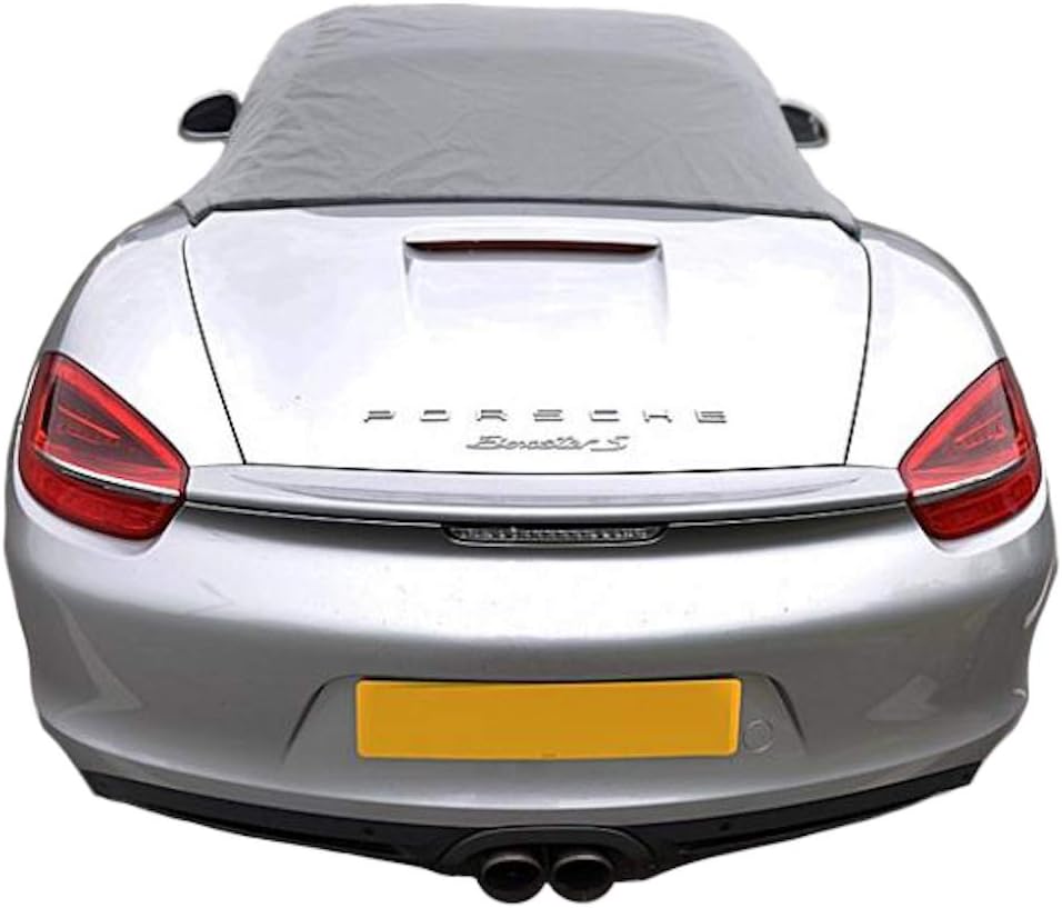 North American Custom Covers Compatible Soft Top Roof Protector Half Cover for Porsche Boxster 981