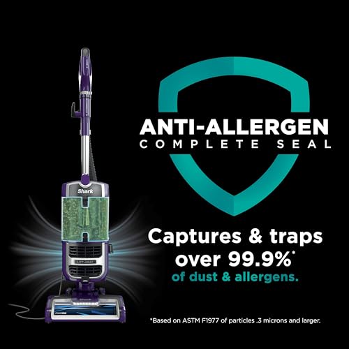 Shark NV752 Rotator Powered Lift-Away TruePet Upright Vacuum with HEPA Filter, Large Dust Cup Capacity, LED Headlights, Upholstery Tool