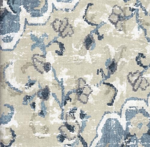 HomePop Velvet Swoop Arm Accent Chair, Suri Blue