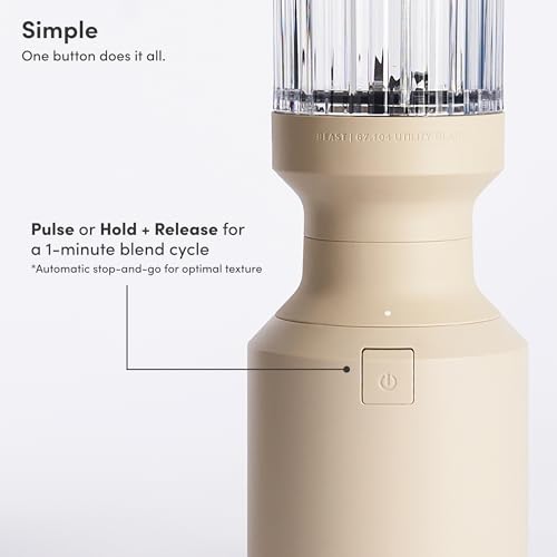 The Beast Mini Blender Plus | Mini Countertop Kitchen Blender | Blend Smoothies and Shakes, Dressings, Sauces, Dips | Extra Vessels