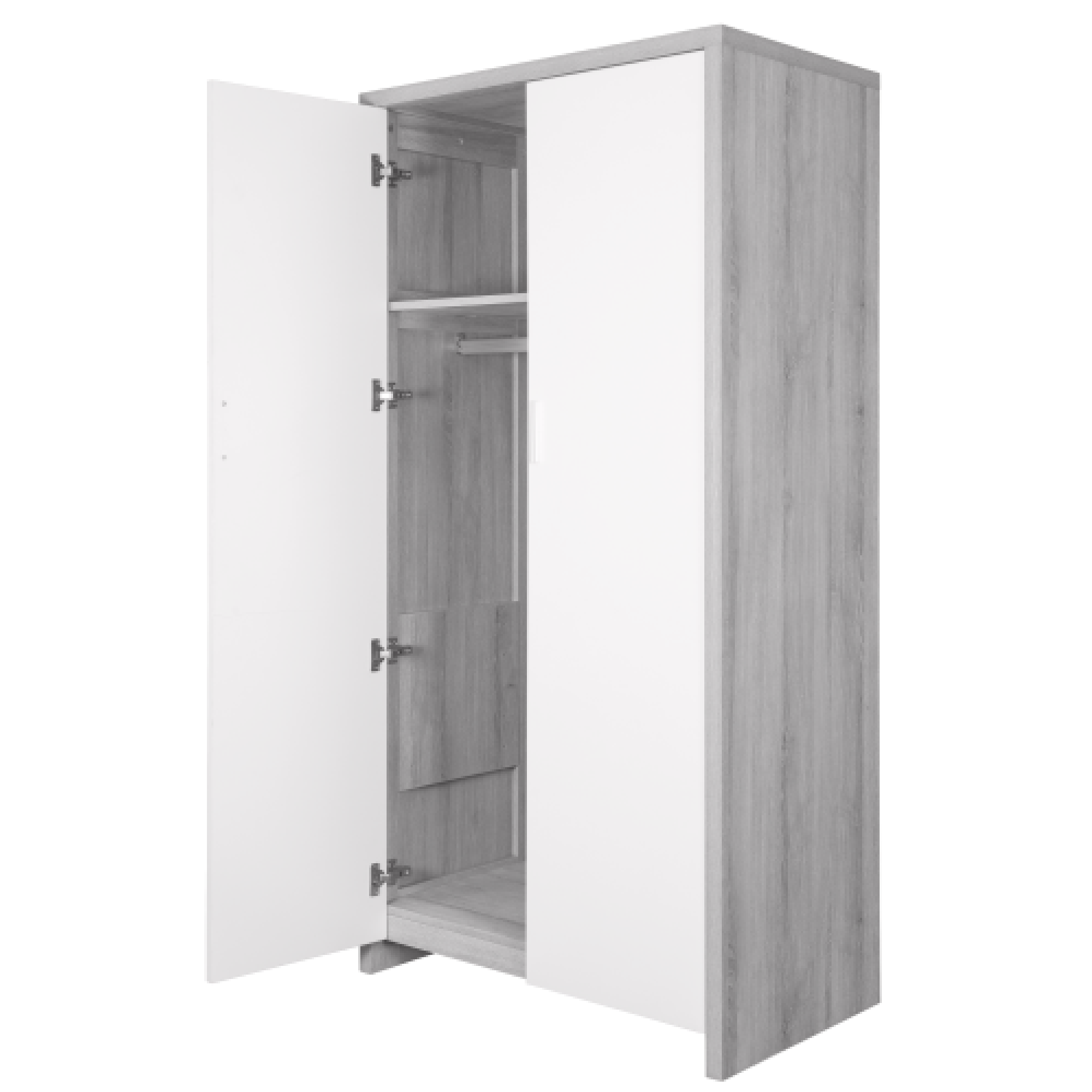 Tutti Bambini Modena Nursery Room Set Builder –  Grey Ash/White