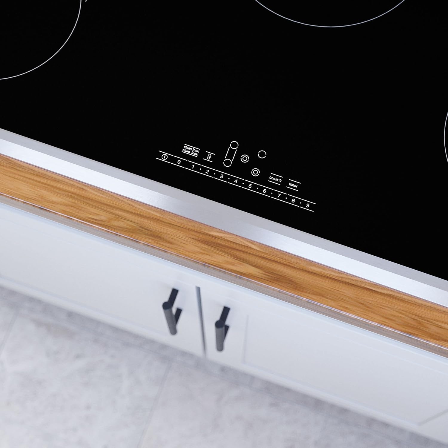 Bosch NET8669SUC Electric Cooktop in Black Stainless Steel - Smart Home Appliances