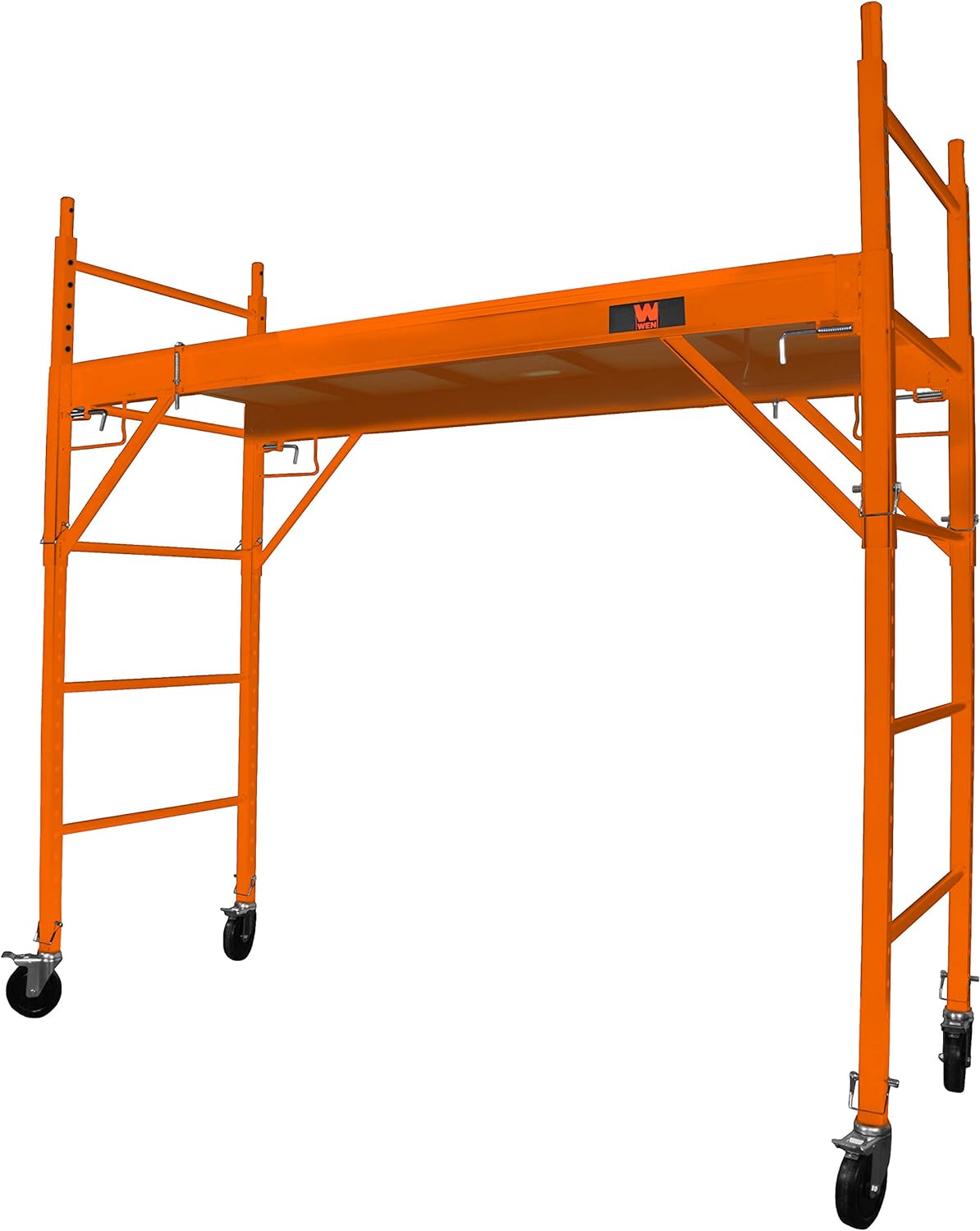 WEN 31110T Baker-Style 6.25 ft. Multi-Purpose 1000-Pound-Capacity Rolling Steel Scaffolding