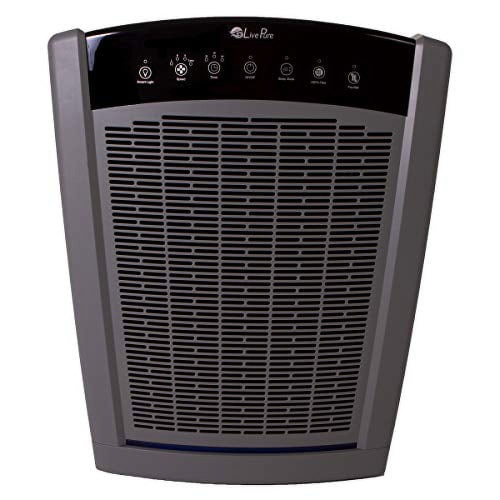 LivePure Bali Series Multi-Room Whole House Large Console Air Purifier, True HEPA Filter Captures Allergens, Smoke, Mold, Pollen, Dust Mites, Graphite