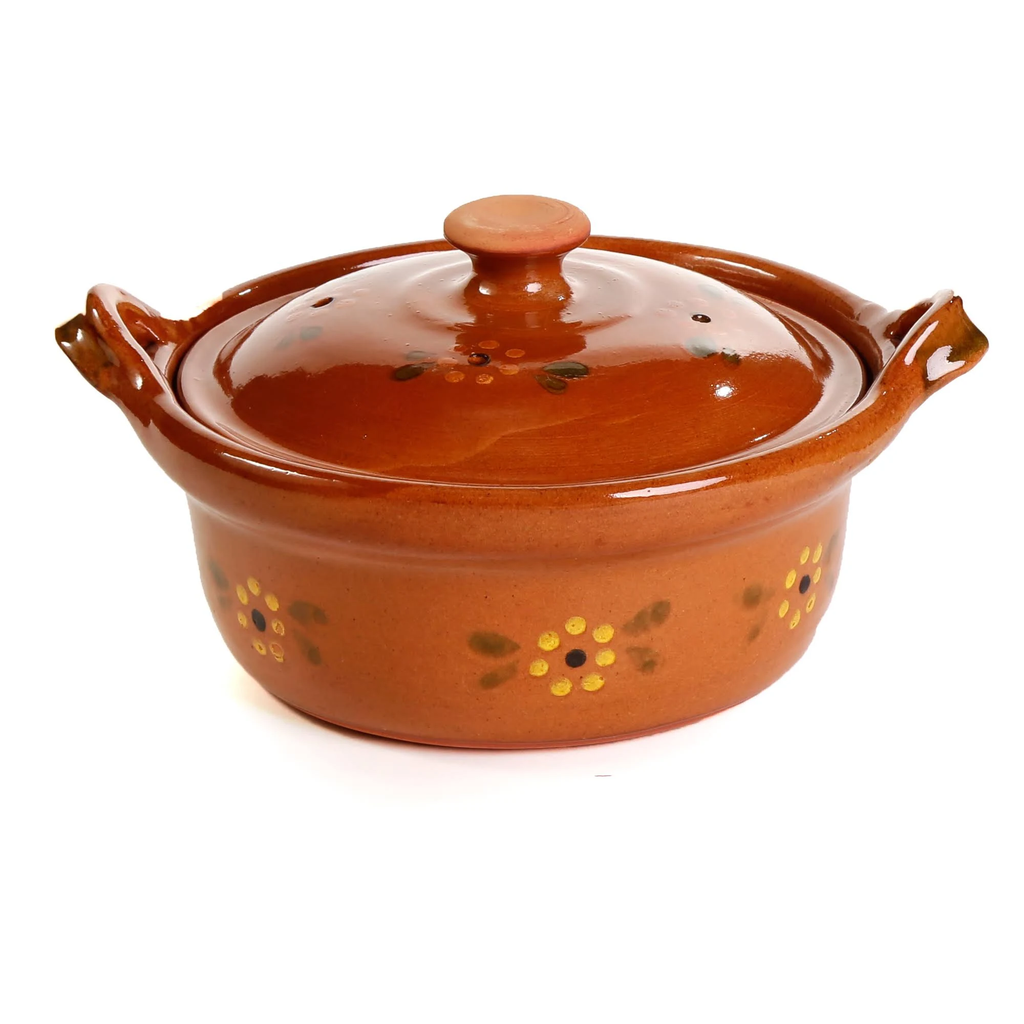 Ancient Cookware Mexican Clay Pot, Small, Terracotta