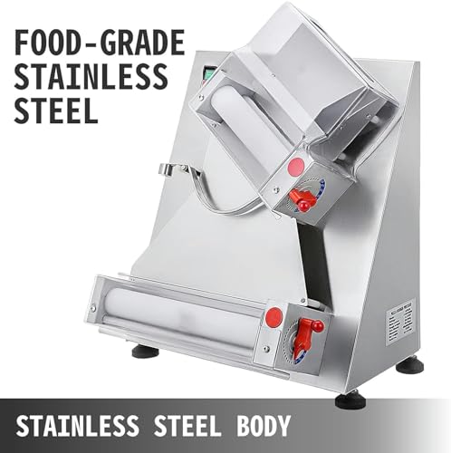 Wzglod Commercial Pizza Dough Roller Sheeter, 30/40cm Automatic Dough Press Machine