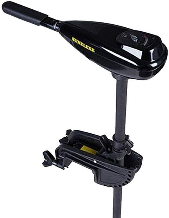 TFCFL Electric Trolling Motor ,40LBS Portable Outboard Boat Motor, Trolling Thrust Fishing Boat Brush Engine for Inflatable Kayaks Dinghy Canoe