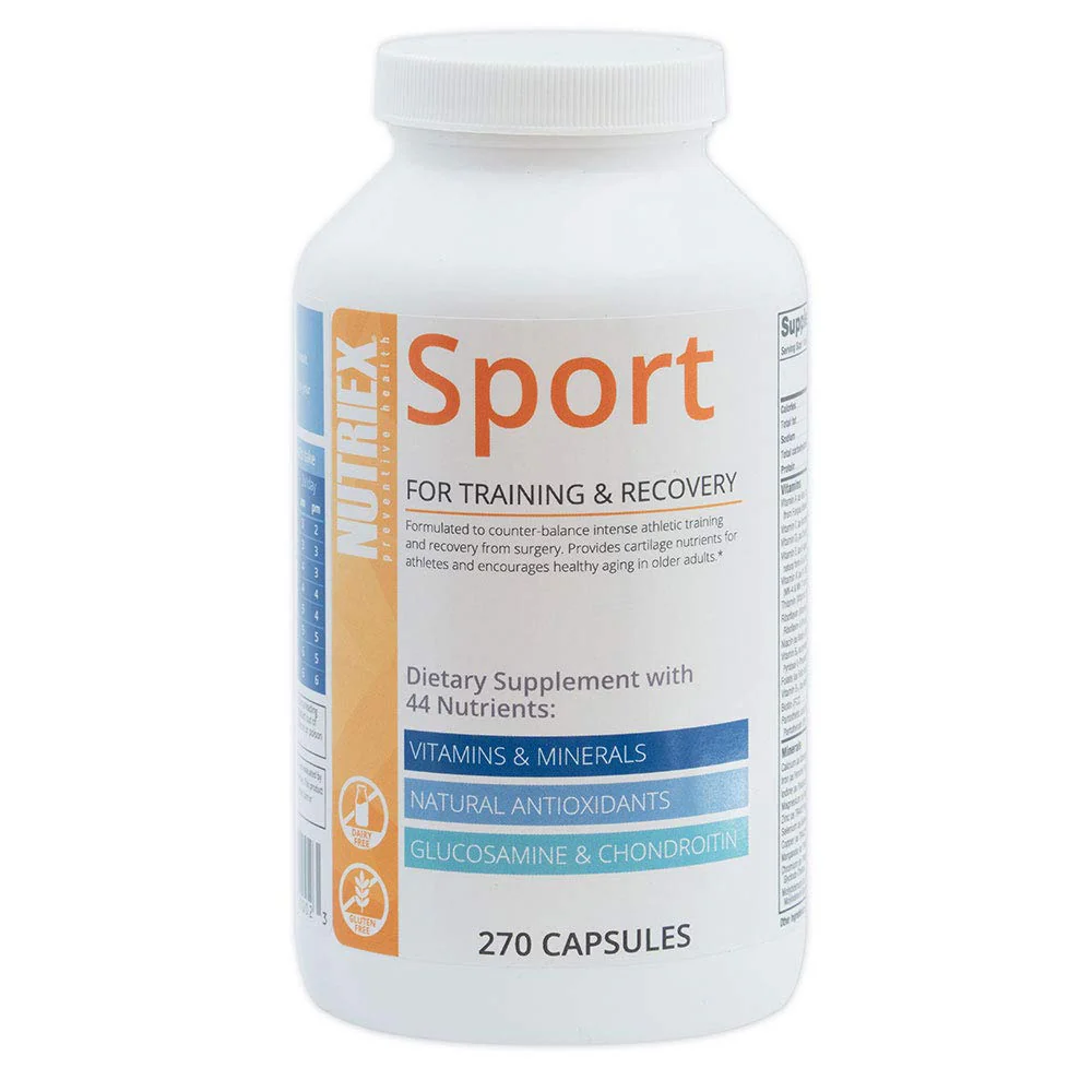 Nutriex Sport Comprehensive Multivitamin Supplement with Glucosamine & Chondroitin 270 Capsules - Kansas Nuitrition - HNZSDS