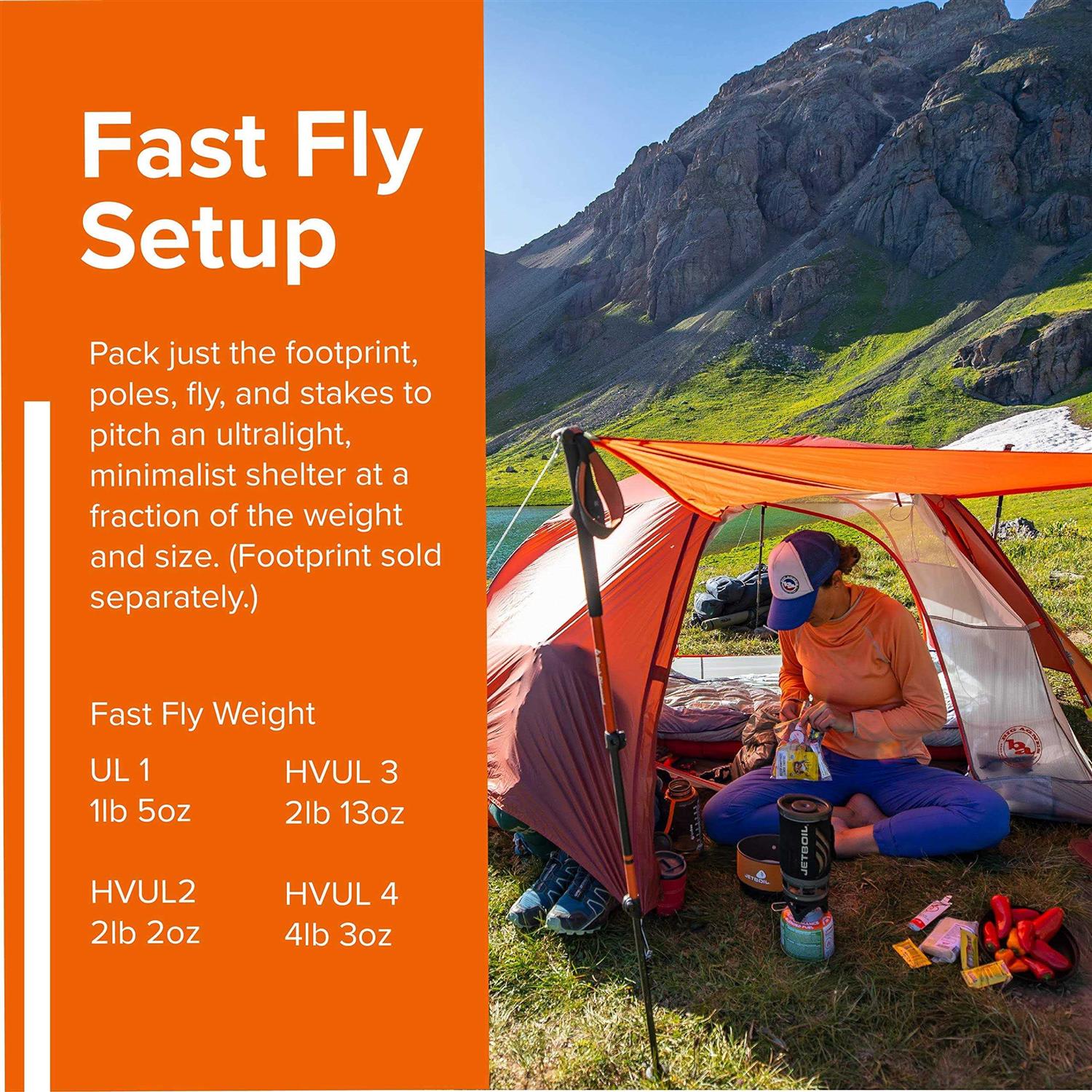 Big Agnes Fly Creek HV UL2 - Sports Supplies Online Store