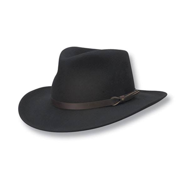 Scala Classico Men&s Crushable Felt Outback Hat