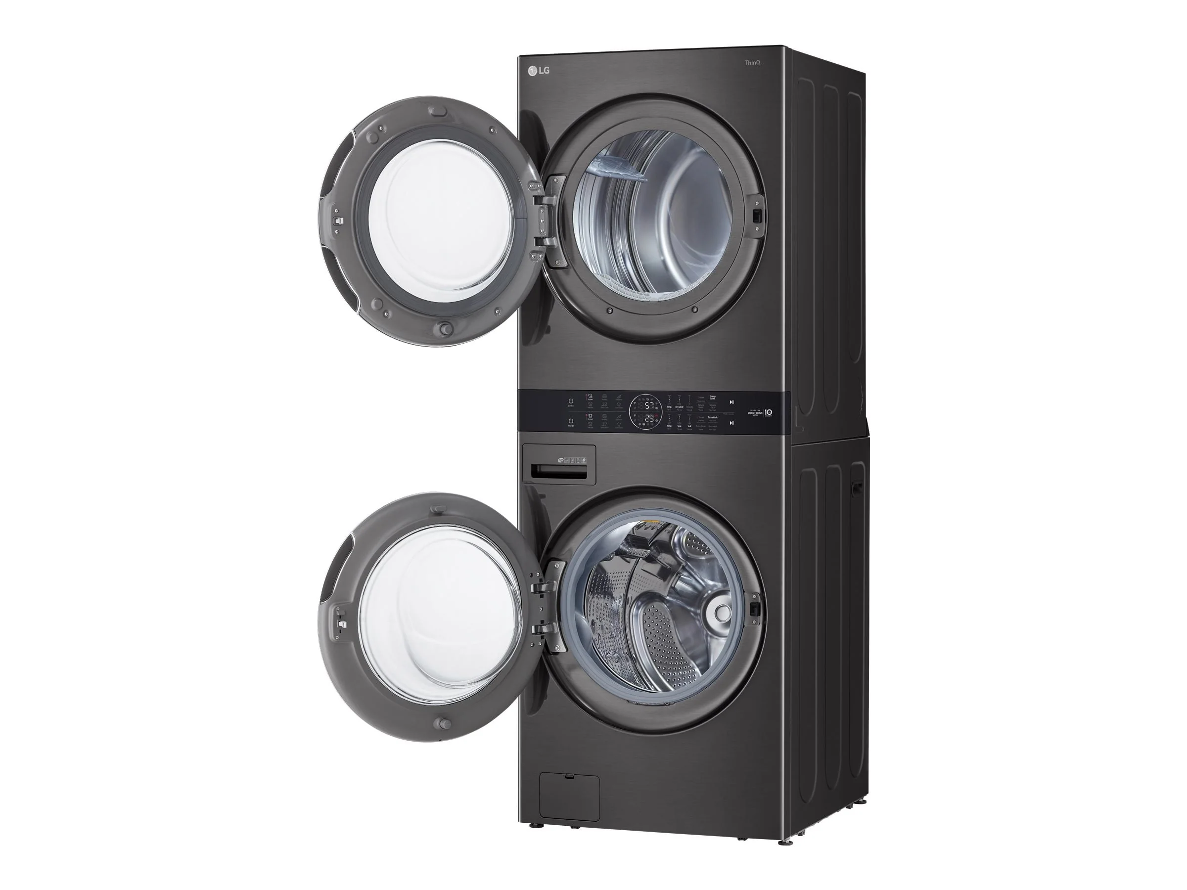 LG Single Unit Front Load WashTower™ with Center Control™ 4.5 cu. ft. Washer and 7.4 cu. ft. Gas Dryer