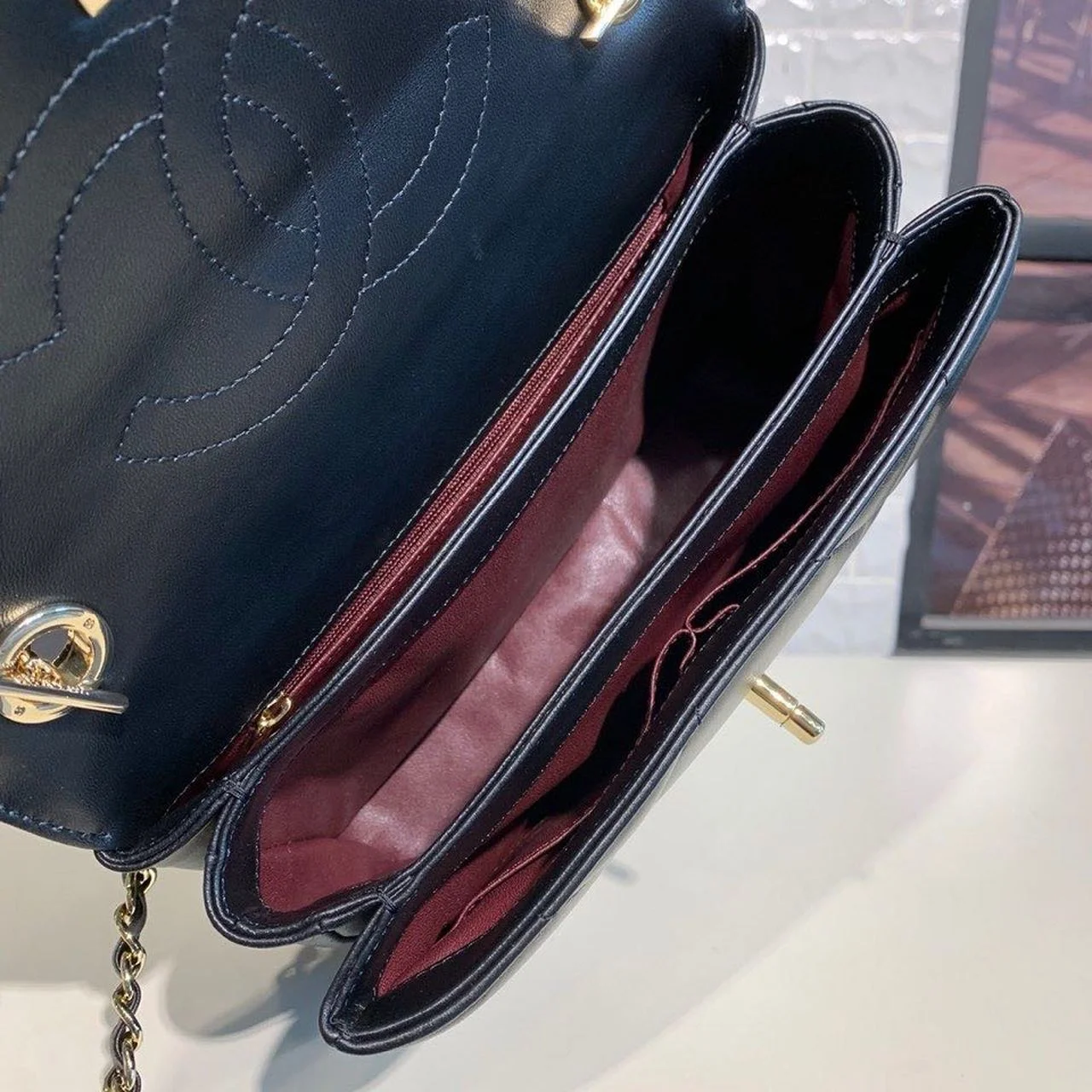 Chanel Trendy CC Bag Black For Women, Women&rsquo;s Handbags, Shoulder And Crossbody Bags 10.2in/26cm