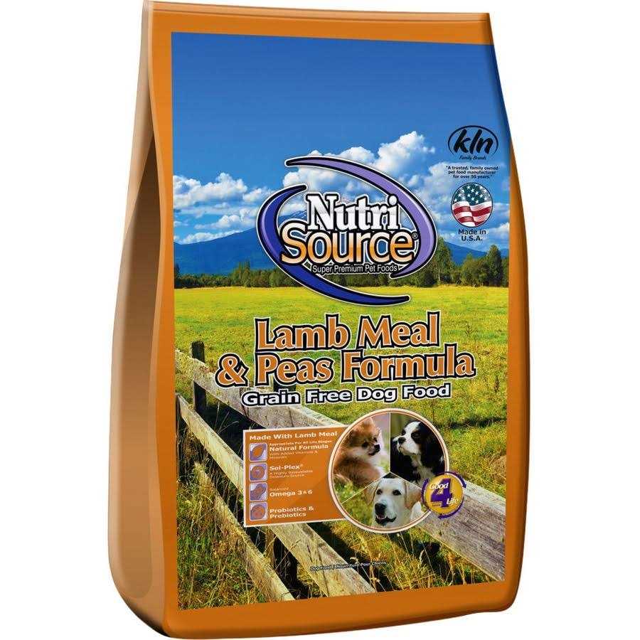 NutriSource Grain Free Lamb Meal Peas Dog Food - Pet Supplies online store