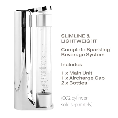 Twenty39 qarbo CLASSIC Sparkling Water Maker Machine - Soda Beverage Carbonator for Home, Seltzer & Carbonated Beverage Dispenser