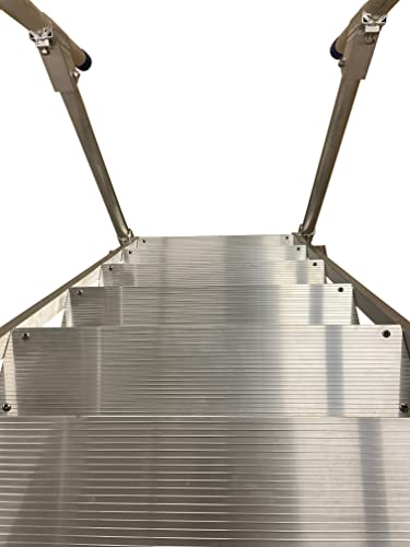 Patriot Docks Aluminum Dock Stairs (2 Step w/ 1 Handrail) (10922)