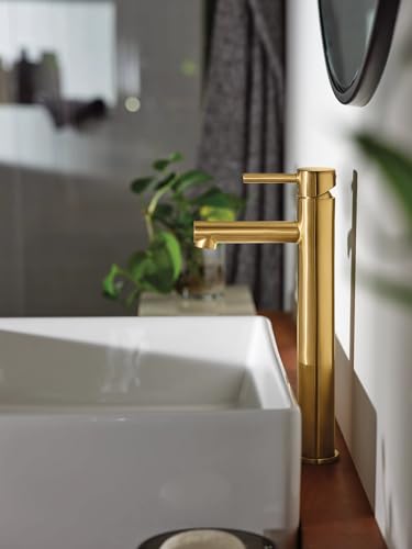 Moen Align Chrome One-Handle Single Hole Modern Vessel Sink Bathroom Faucet, 6192