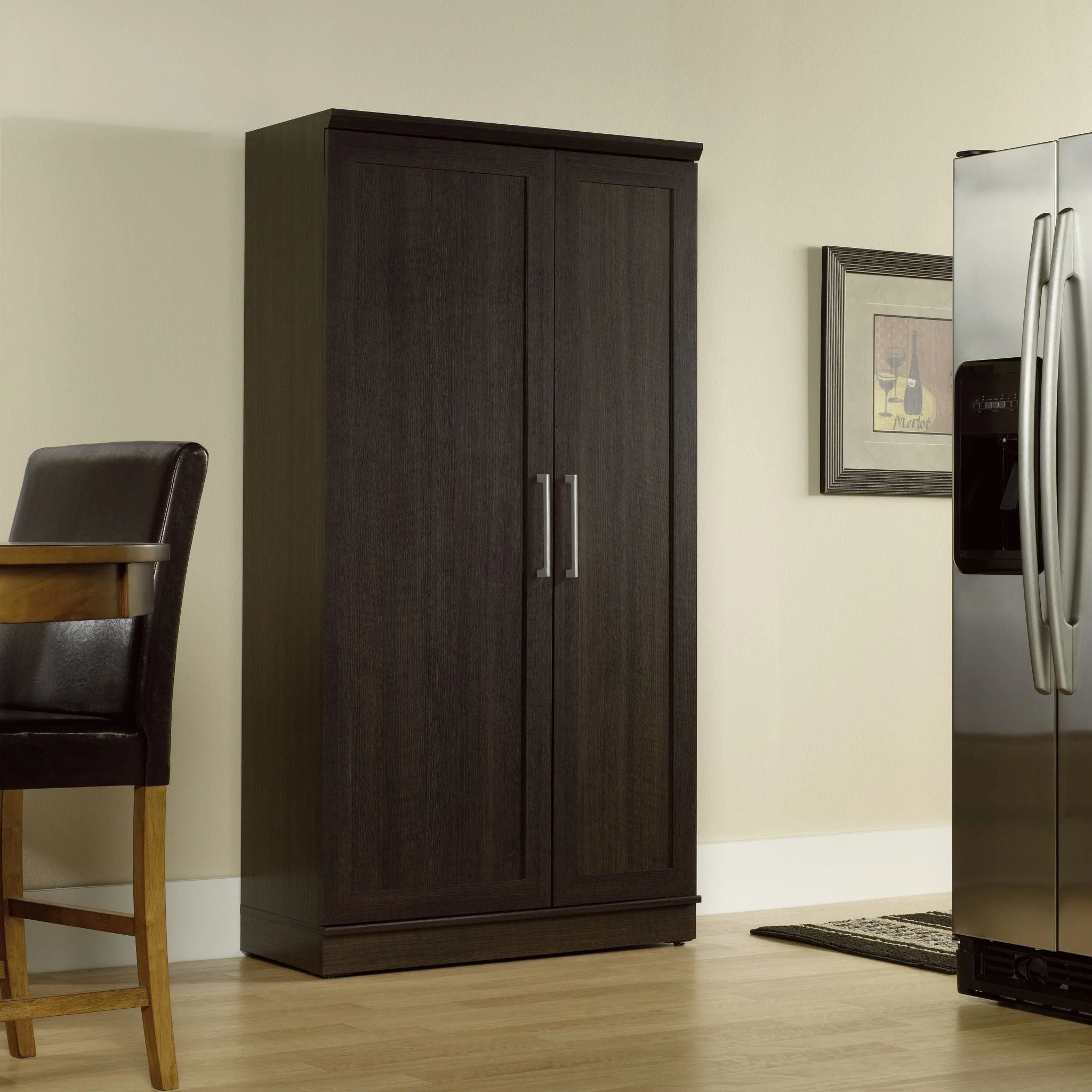 Sauder HomePlus Storage Cabinet, Soft White Finish