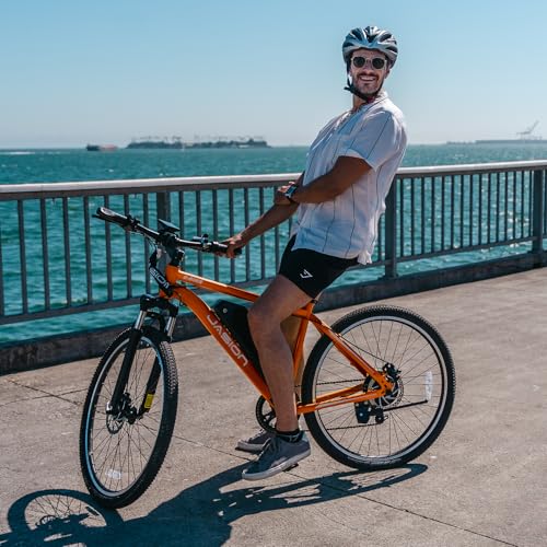 Jasion EB5 Electric Bike for Adults with Peak 500W Brushless Motor, 40Miles 20MPH Commuting Electric Mountain Bike with 360Wh Removable Battery