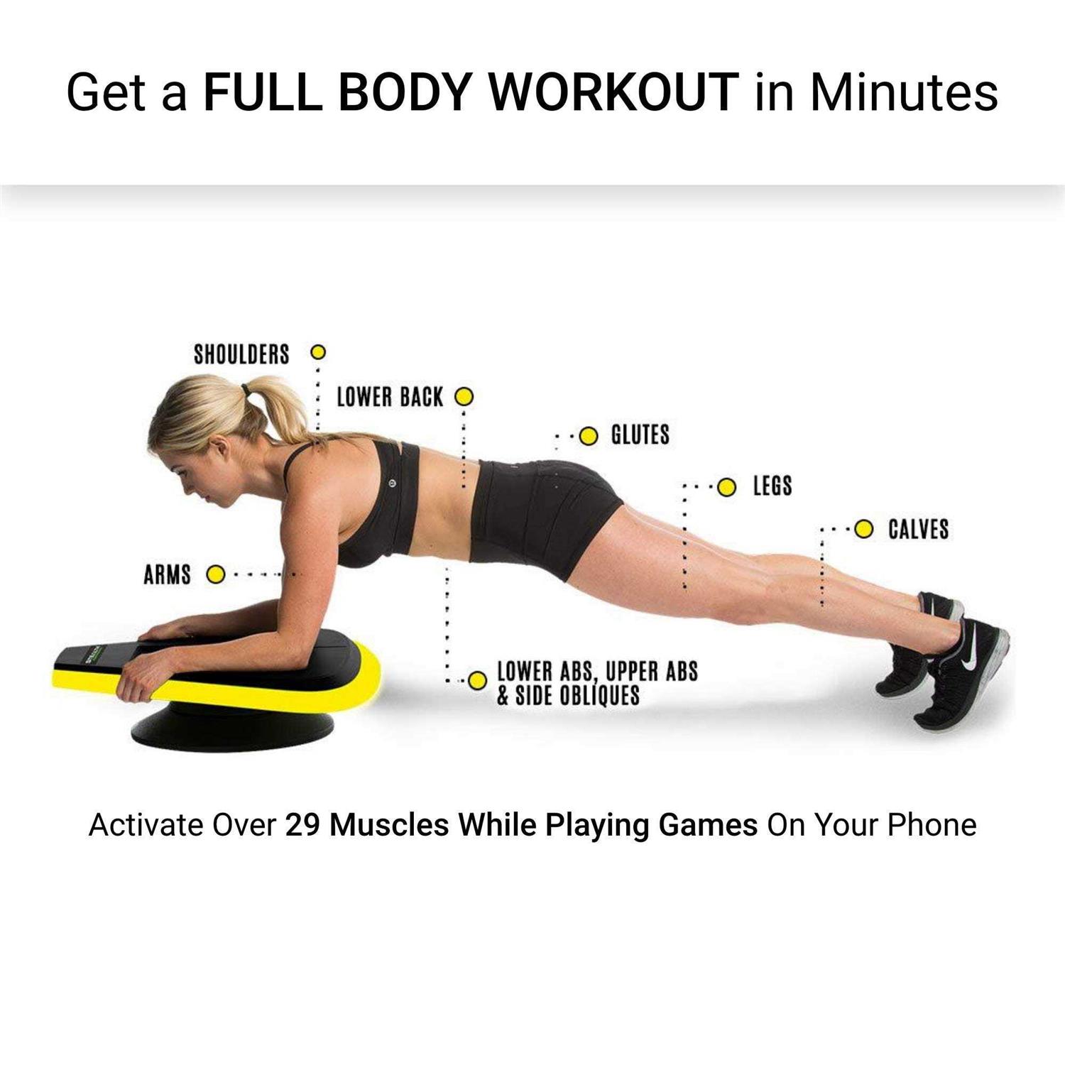 Stealth Fitness Stealth Abs + Plank Core Trainer Get Strong Sexy Abs and Lean Core Playing Games On Your Phone - Sports Supplies Online Store