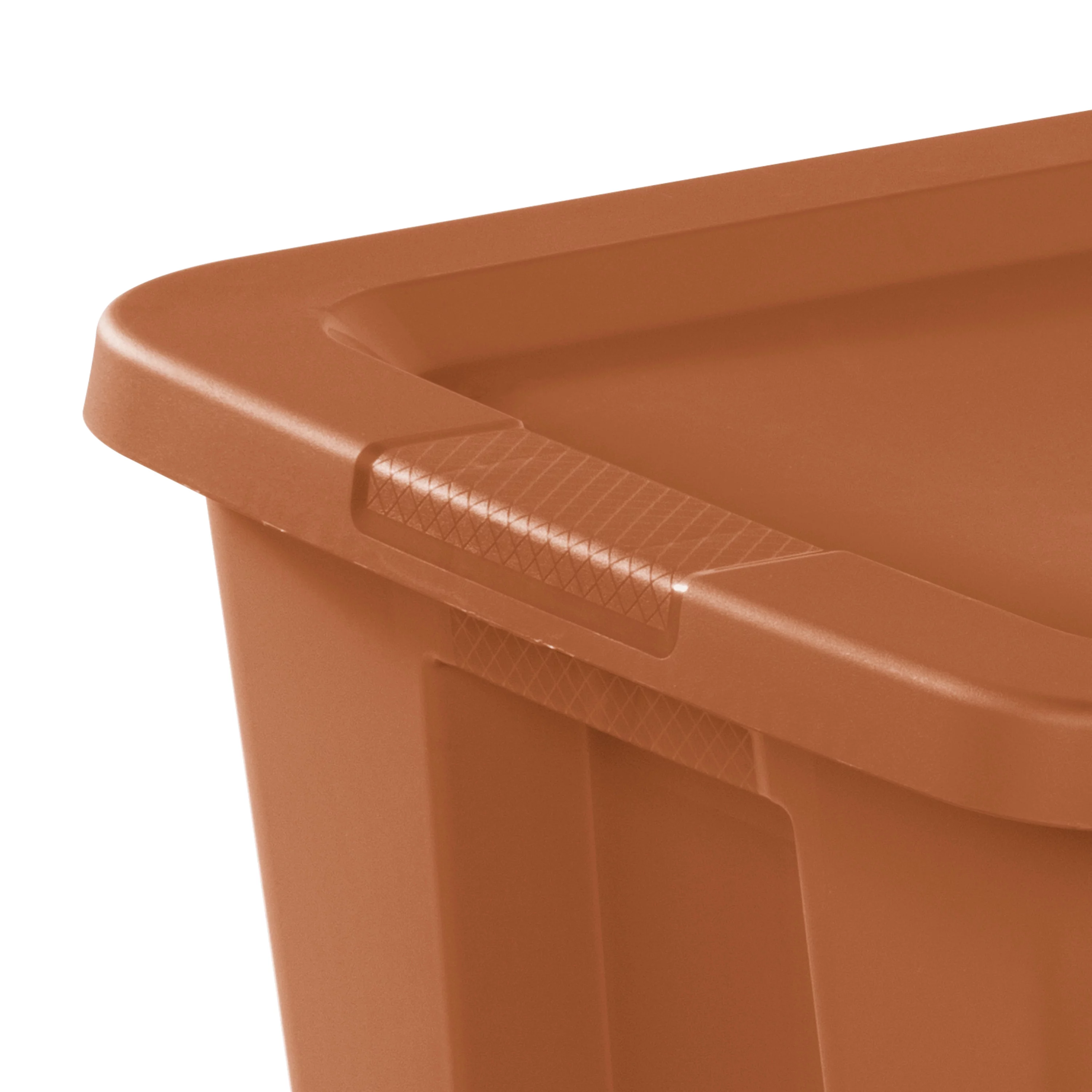 Sterilite 18 Gallon Tote Box Plastic, Gray, Set of 8