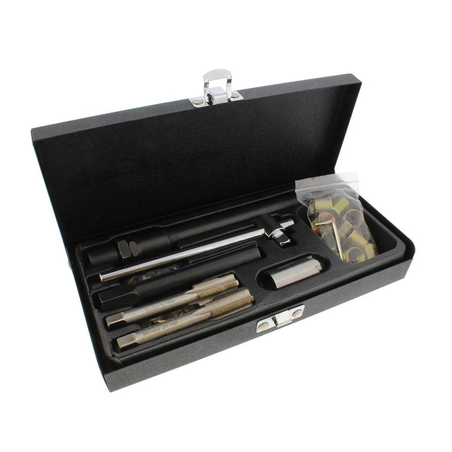 Abn Spark Plug Thread Repair Rethreading Set 14mm Metric Rethreading Tool Kit Comprehensive Taps - Shop Hardware Tools Online Store