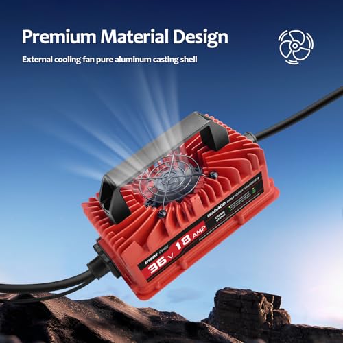 18 AMP 36 Volt Golf Cart Battery Charger for EZGO TXT with D Style Plug