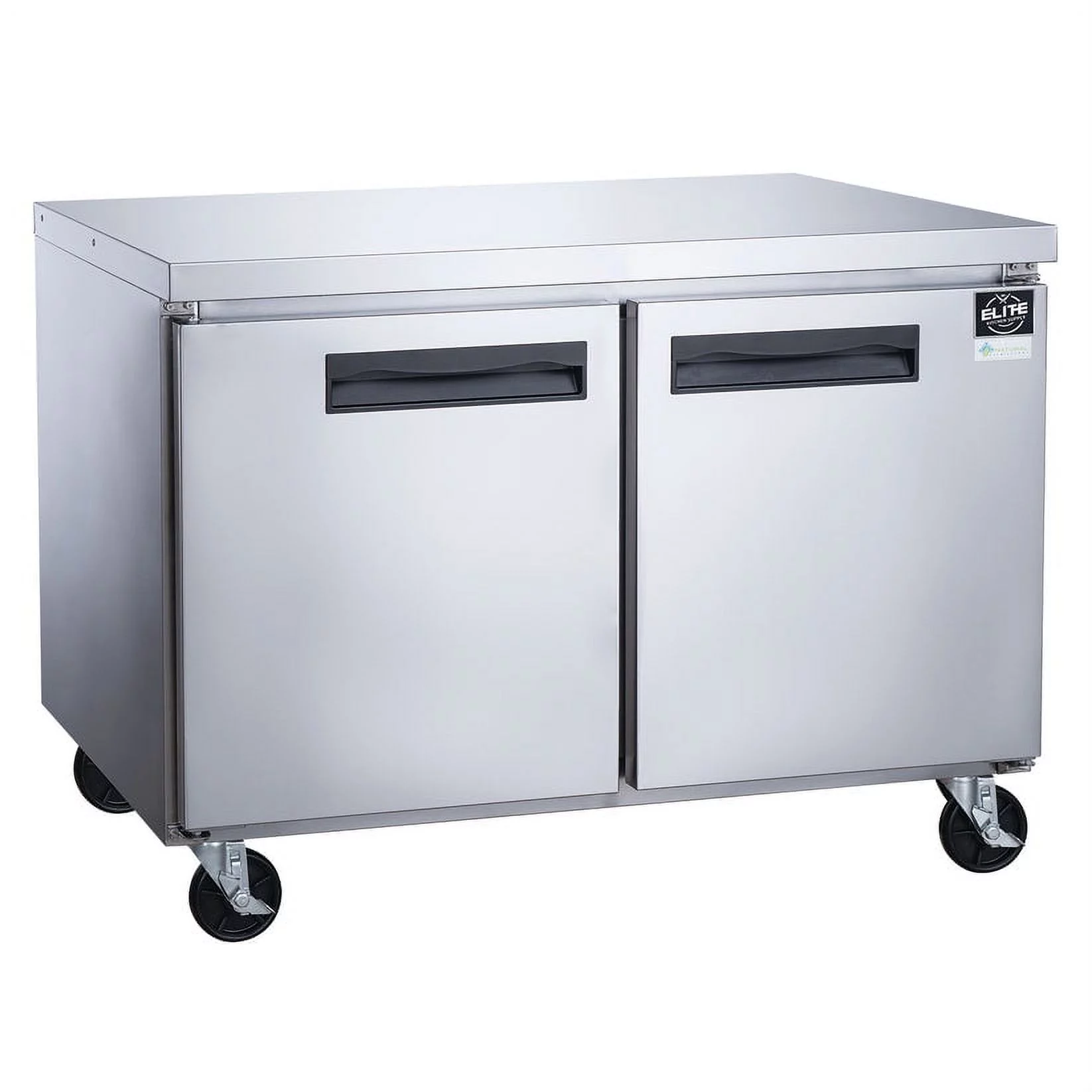 60 in. Two Door Commercial Upright Undercounter/Worktop Refrigerator 15.53 cu. ft.