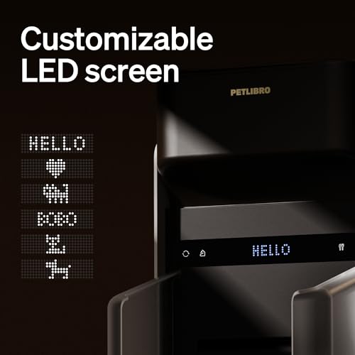 PETLIBRO Upgraded RFID Automatic Cat Feeder, 5G Wi-Fi Automatic Pet Feeder, 3L Auto Cat Feeder App Control with Light Collar Tag
