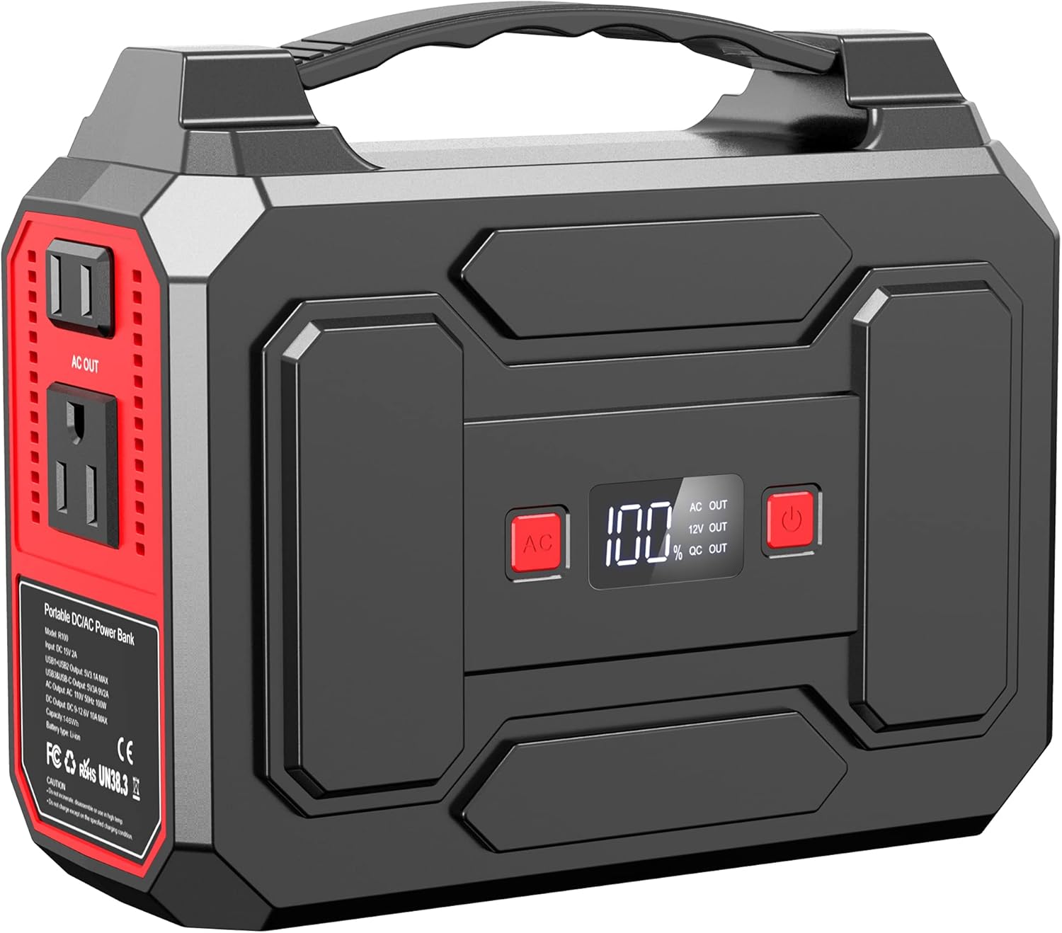 Portable Power Bank with AC Outlet, 146Wh/39600mAh 110V/100W Laptop Charger Battery Backup