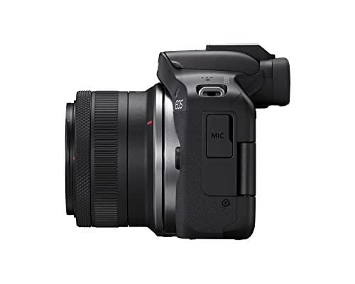 Canon EOS R50 Mirrorless Camera RF-S18-45mm F4.5-6.3 is STM Lens Kit, 24.2 Megapixel CMOS (APS-C) Sensor, 4K Video, Hybrid Camera, Photo and Video