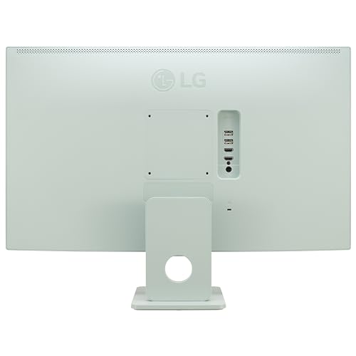 LG 27SR50F-W Smart Monitor 27-Inch FHD (1920x1080) IPS Display, webOS 23, HDR 10, x2 Built-in Speakers, AirPlay 2, Screen Share, Bluetooth, ThinQ App